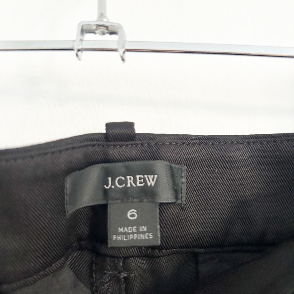 J. Crew Ingrid Pant in Black Gramercy Twill 100% Lyocell Size 6 - Picture 5 of 8